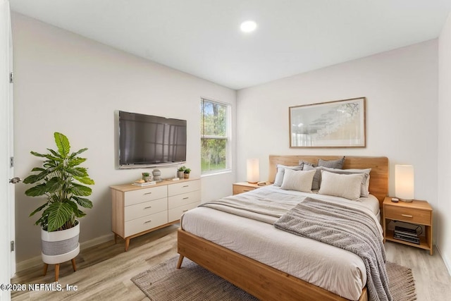 5428 Chenango Blvd, Jacksonville, FL 32254 - bedroom featuring light wood-style floors and recessed lighting