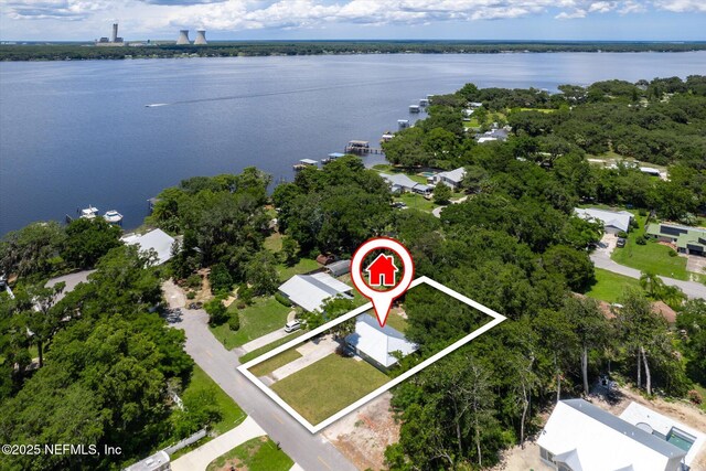 110 Pleasant Dr, East Palatka, FL 32131 - aerial view of a nearby body of water