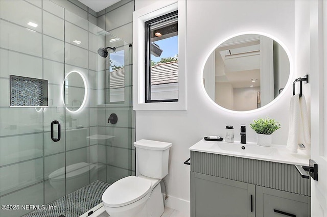172 Laurel Ln, Ponte Vedra Beach, FL 32082 - bathroom with vanity and a stall shower