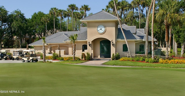 172 Laurel Ln, Ponte Vedra Beach, FL 32082 - view of front facade featuring stucco siding and a tile roof