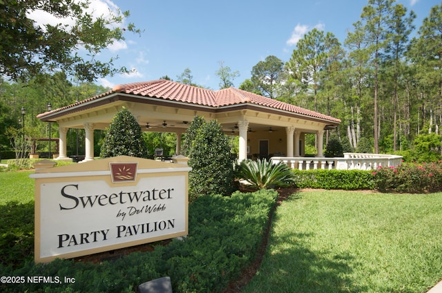 11890 Surfbird Cir Unit 42E, Jacksonville, FL 32256 - community / neighborhood sign with a lawn