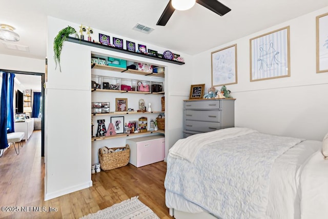 190 Colorado Springs Way, Saint Augustine, FL 32092 - bedroom featuring light wood finished floors and ceiling fan