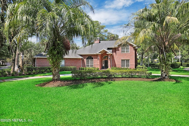 101 Royal Lagoon Ct, Ponte Vedra Beach, FL 32082 - view of front of home featuring brick siding and a front yard