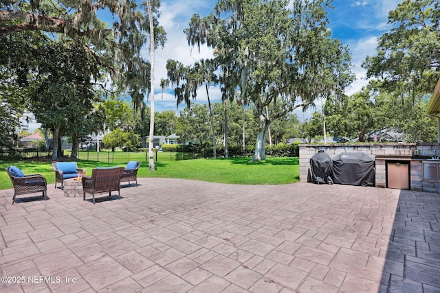 101 Royal Lagoon Ct, Ponte Vedra Beach, FL 32082 - view of patio / terrace featuring exterior kitchen