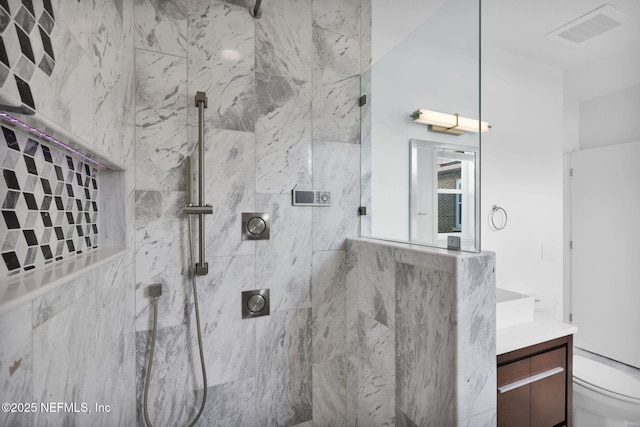 2525 College St Unit 1305, Jacksonville, FL 32204 - full bathroom with vanity and a marble finish shower