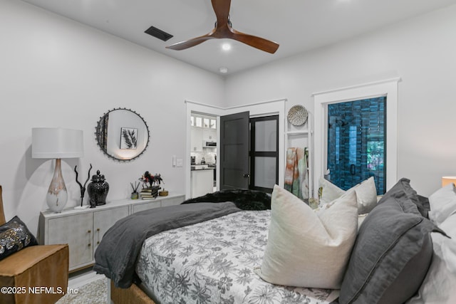 74 Sanford St, Saint Augustine, FL 32084 - bedroom with ceiling fan