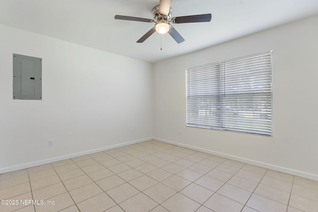423 S Blvd, Macclenny, FL 32063 - spare room featuring electric panel and ceiling fan