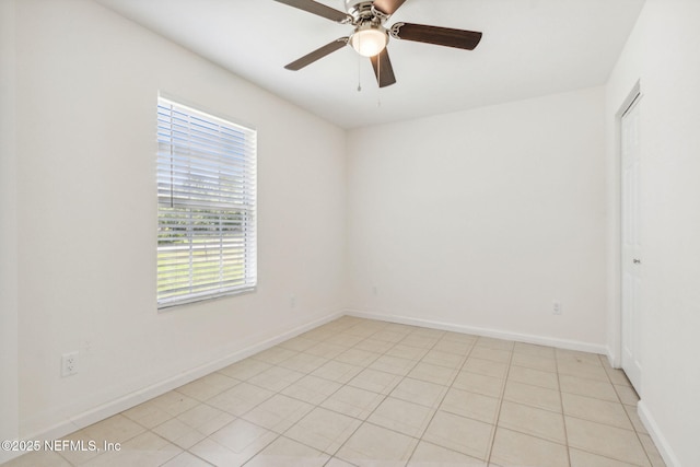423 S Blvd, Macclenny, FL 32063 - spare room featuring a ceiling fan and baseboards