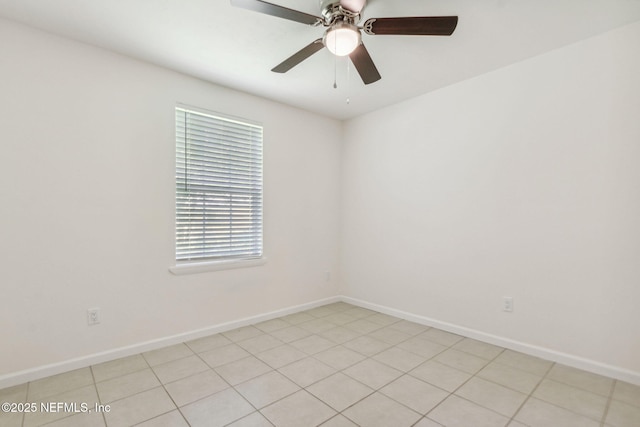 423 S Blvd, Macclenny, FL 32063 - spare room with baseboards and a ceiling fan
