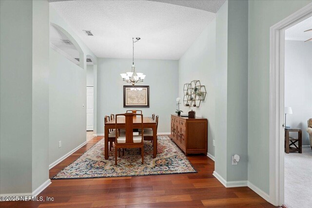 573 N Bridgestone Ave, Saint Johns, FL 32259 - dining area featuring wood finished floors and a chandelier