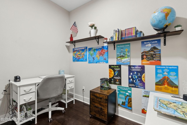 36501 Shortleaf Ave, Hilliard, FL 32046 - office featuring wood finished floors and baseboards