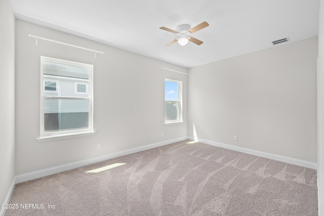 238 Courtney Chase Dr, Saint Augustine, FL 32092 - carpeted spare room with ceiling fan and baseboards