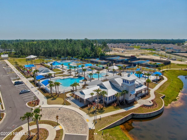 238 Courtney Chase Dr, Saint Augustine, FL 32092 - aerial view of a pool area