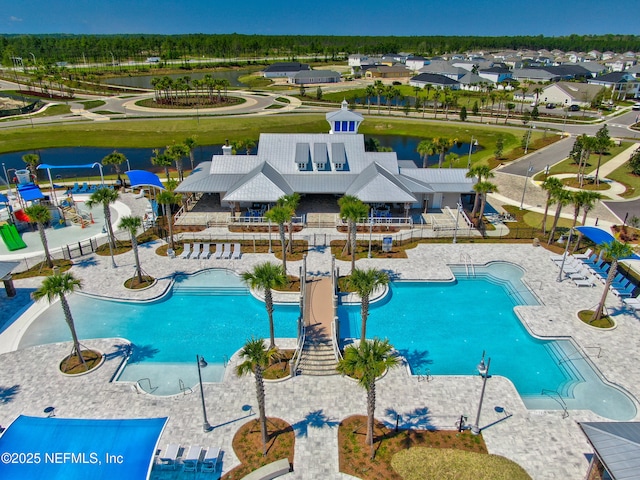 238 Courtney Chase Dr, Saint Augustine, FL 32092 - community pool with a patio area and a water view