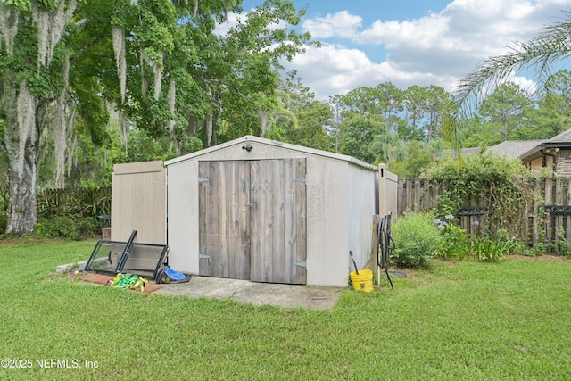 1288 Creek Bend Rd, Saint Johns, FL 32259 - view of shed featuring a fenced backyard