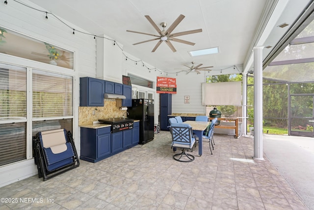 1288 Creek Bend Rd, Saint Johns, FL 32259 - view of patio / terrace with ceiling fan and outdoor dining space