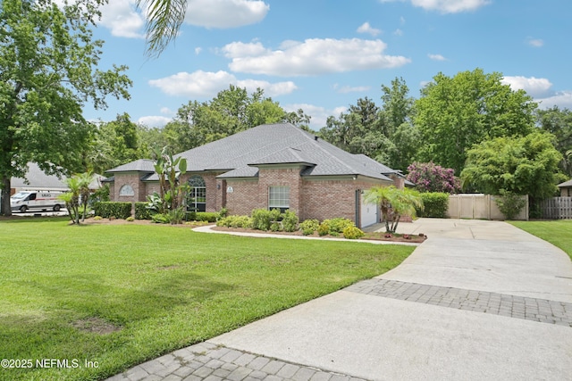 1288 Creek Bend Rd, Saint Johns, FL 32259 - view of front facade featuring concrete driveway, brick siding, a shingled roof, and a garage