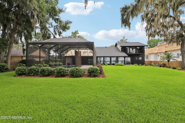 1823 N Lakeshore Dr, Fleming Island, FL 32003 - view of yard with glass enclosure