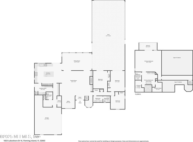 1823 N Lakeshore Dr, Fleming Island, FL 32003 - view of property floor plan