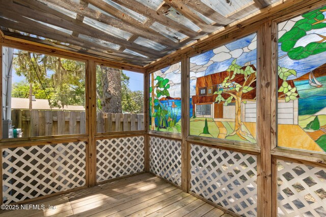 112 S 14th St, Fernandina Beach, FL 32034 - view of unfurnished sunroom
