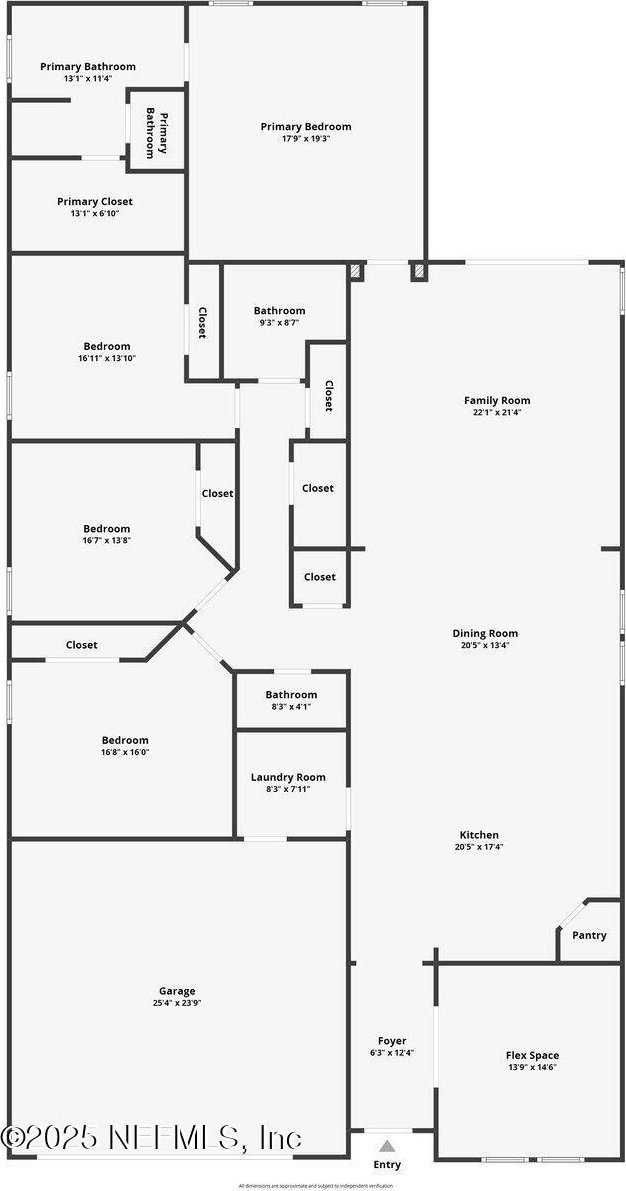 619 Brown Bear Run, Saint Johns, FL 32259 - view of floor plan / room layout