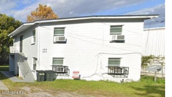 1417 Logan St Unit 1417-1419, Jacksonville, FL 32209 - rear view of property featuring cooling unit