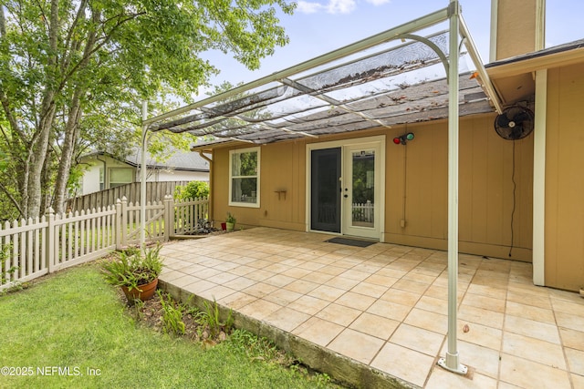 1853 Weston Cir, Fleming Island, FL 32003 - view of patio with a pergola