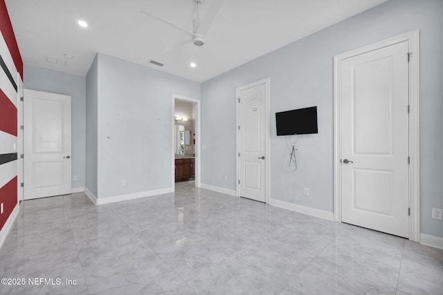 452 Deer Valley Dr, Ponte Vedra, FL 32081 - unfurnished bedroom featuring connected bathroom and recessed lighting
