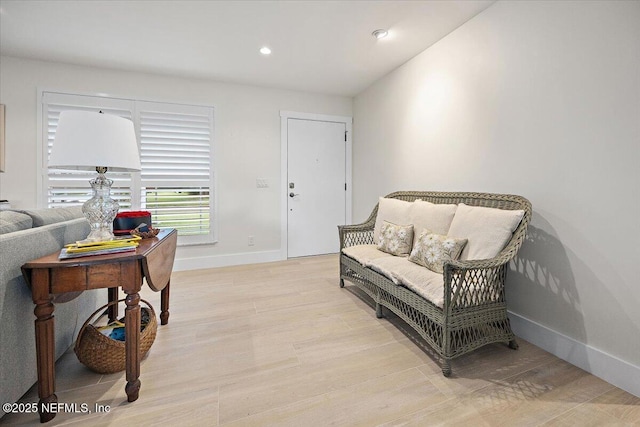 2638 W End St, Jacksonville, FL 32233 - living room featuring light wood-style flooring and recessed lighting