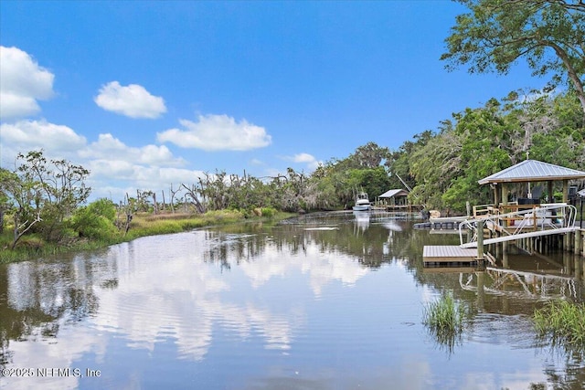2638 W End St, Jacksonville, FL 32233 - dock featuring a water view