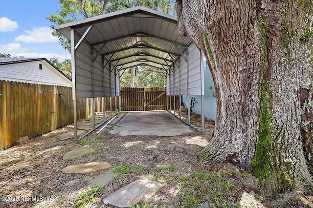 2638 W End St, Jacksonville, FL 32233 - view of parking / parking lot featuring a carport