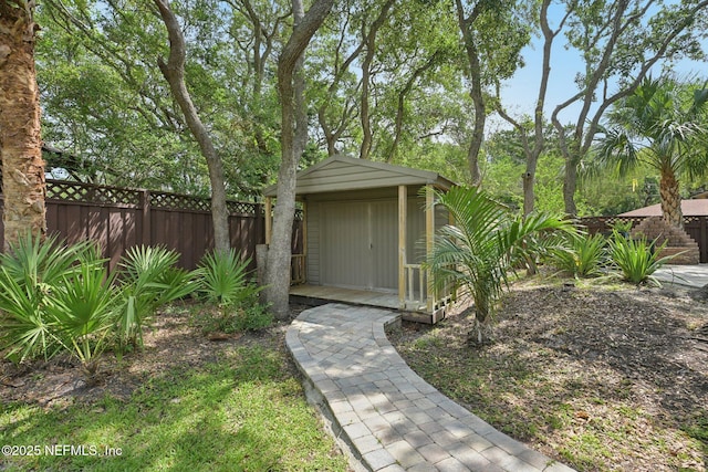 136 Sherwood Ave, Saint Augustine, FL 32084 - view of yard with a shed