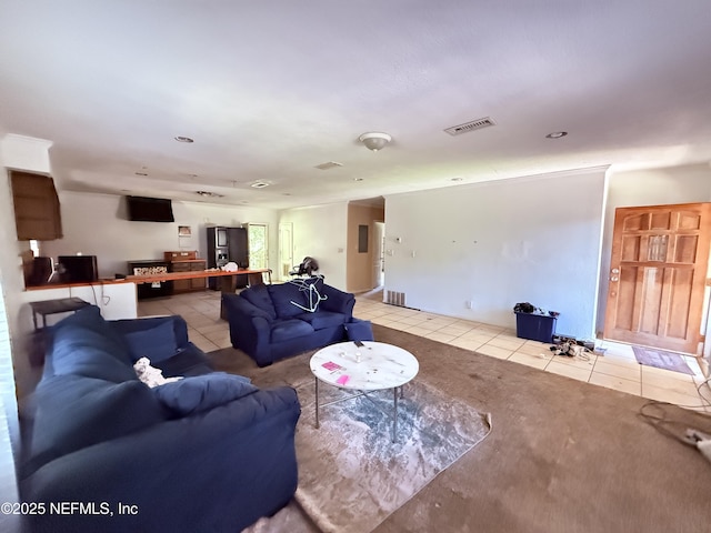 427 Crestwood St, Jacksonville, FL 32208 - living room with light tile patterned floors