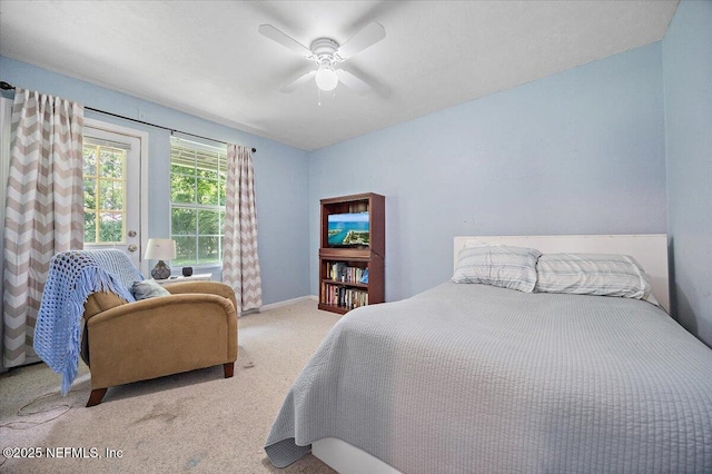 105 Lucina Ln, Ponte Vedra Beach, FL 32082 - bedroom with carpet flooring and ceiling fan