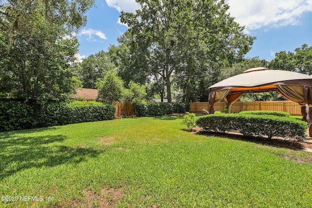 12137 Dividing Oaks Trl E, Jacksonville, FL 32223 - view of yard featuring a gazebo