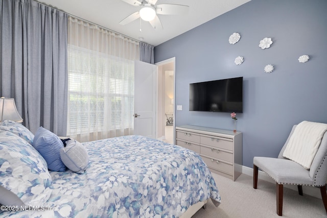 651 Rum Runner Way, Saint Johns, FL 32259 - bedroom with light colored carpet and ceiling fan