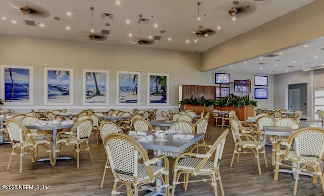 651 Rum Runner Way, Saint Johns, FL 32259 - dining area with wood finished floors