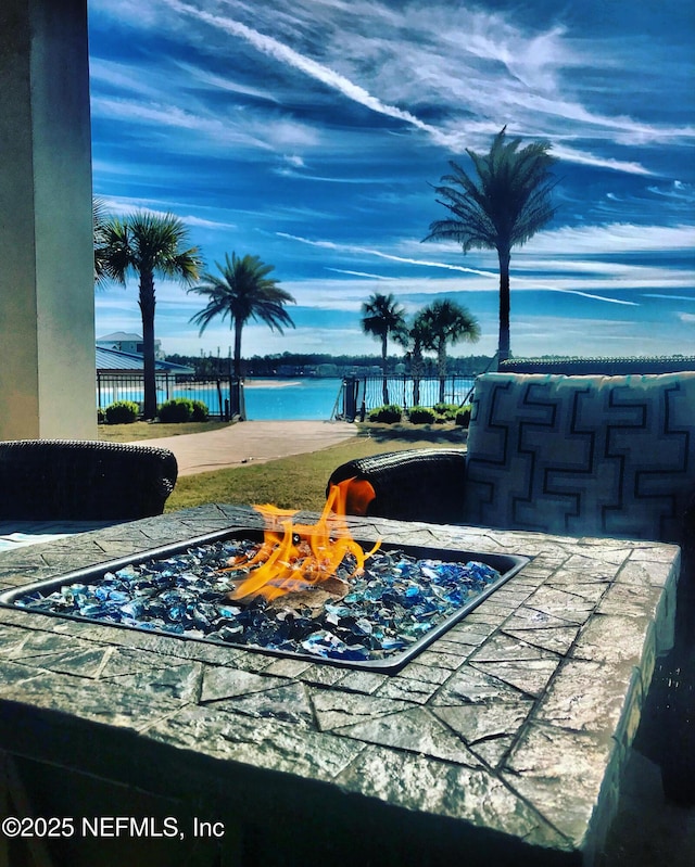 651 Rum Runner Way, Saint Johns, FL 32259 - exterior view of a fire pit