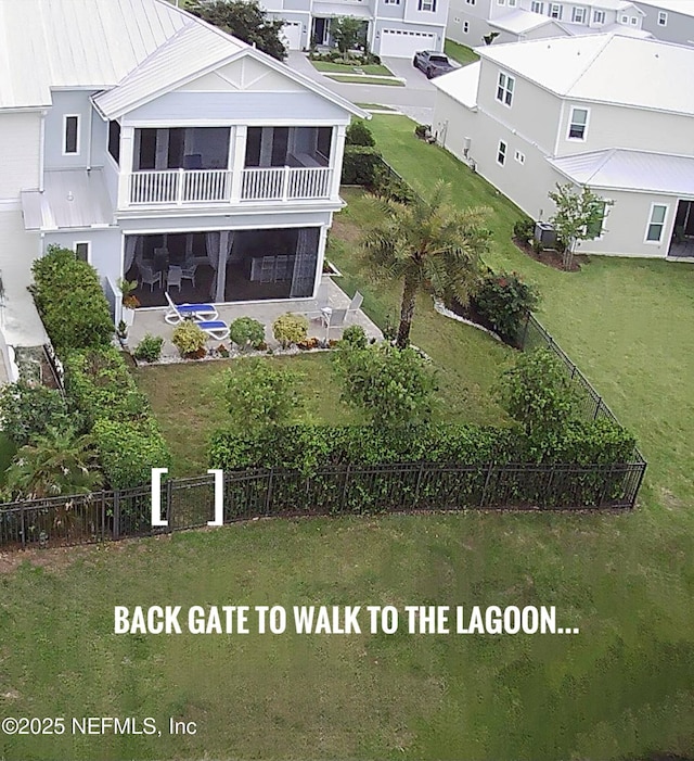 651 Rum Runner Way, Saint Johns, FL 32259 - back of property with a metal roof