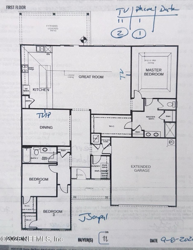 665 Flach Dr, Saint Johns, FL 32259 - view of floor plan / room layout