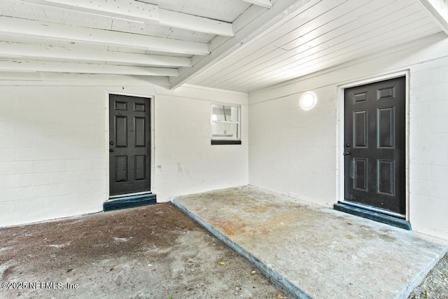 9340 Norfolk Blvd, Jacksonville, FL 32208 - entrance to property with concrete block siding