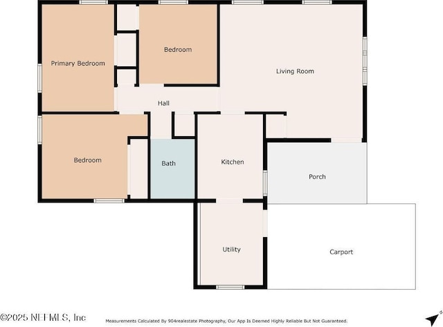 9340 Norfolk Blvd, Jacksonville, FL 32208 - view of floor plan / room layout