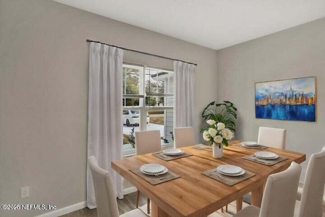 5050 San Juan Ave, Jacksonville, FL 32210 - dining space featuring wood finished floors and baseboards