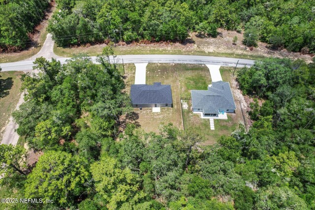 9473 N Athenia Dr, Citrus Springs, FL 34434 - view from above of property