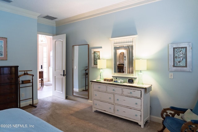 13464 Ellsworth Ln, Jacksonville, FL 32225 - bedroom with carpet floors and ornamental molding