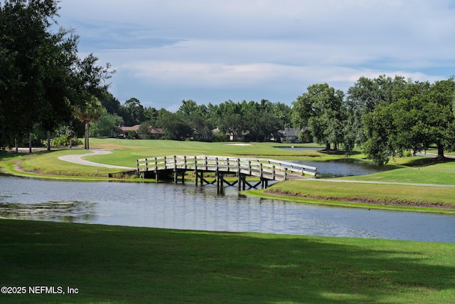 13464 Ellsworth Ln, Jacksonville, FL 32225 - view of property's community with a water view, a yard, and view of wooded area