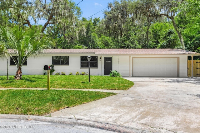 2453 Jetty Ct, Jacksonville, FL 32233 - single story home with driveway, an attached garage, concrete block siding, and roof with shingles