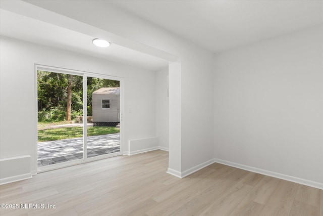 2453 Jetty Ct, Jacksonville, FL 32233 - spare room with light wood-type flooring and baseboards