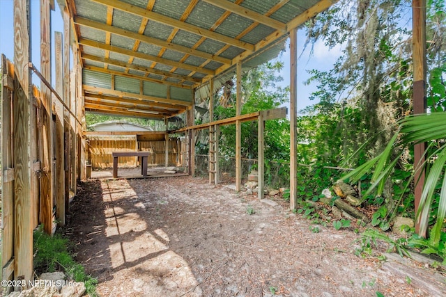 2453 Jetty Ct, Jacksonville, FL 32233 - view of patio featuring an exterior structure and an outdoor structure