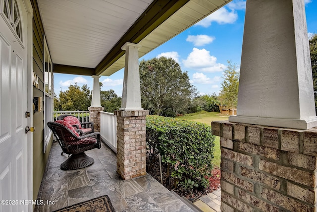 644 Sun Down Cir, Saint Augustine, FL 32080 - view of covered porch